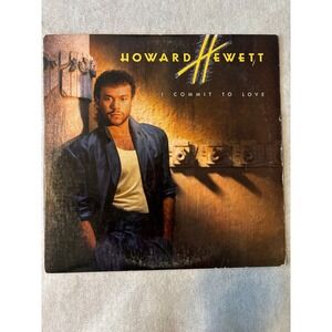 Howard Hewett I Commit To Love  LP 12" 33 RPM 1986 Elektra 60487-1 Good R&B Soul